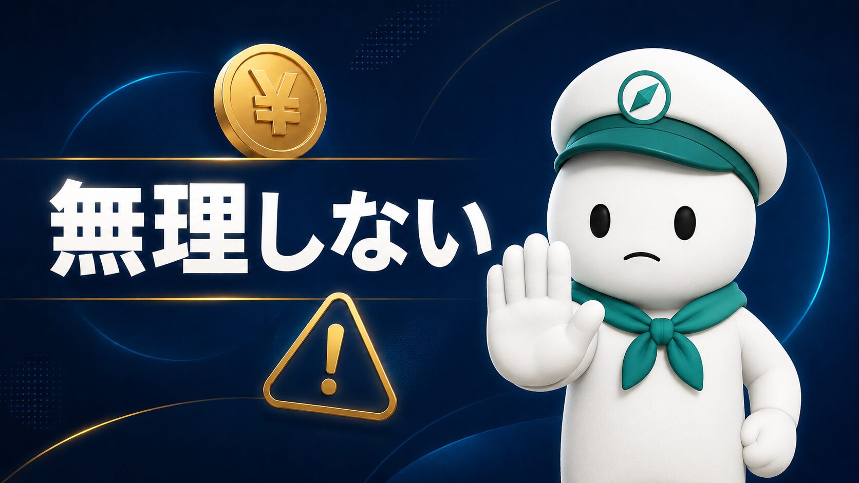 OKJ友達紹介の約定条件を無理に急がないための案内画像